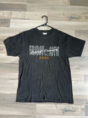 VTG 2003 Port Dover Ontario Friday the 13th Motorcycle Rally T-Shirt Large Blank